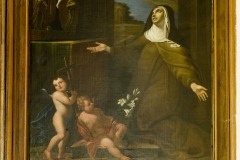 Fra Semplice da Verona, Beata Lucia da Caltagirone, olio su tela, sec. XVII
