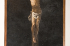 Mario Minniti, Crocifisso, olio su tela, sec. XVII